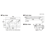 Panasonic 樂聲 KY-E227E 74厘米 嵌入/座檯式IH雙頭磁爐 (金色)